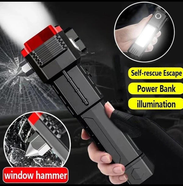 5 in 1 Multipurpose Rechargeable LED Torch
