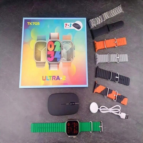 Tk705 Ultra 2 Smart Watch with Wireless Mouse